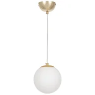 Lampy sufitowe - NOWOCZESNA LAMPA WISZĄCA ZŁOTA RONI D15 - miniaturka - grafika 1