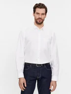 Koszule męskie - Calvin Klein Koszula Oxford K10K112155 Biały Regular Fit - miniaturka - grafika 1