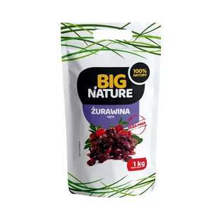 Big Nature Żurawina suszona cięta 1 kg - Bakalie - miniaturka - grafika 1