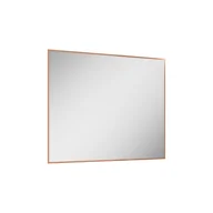 Lustra - Lustro łazienkowe led barwa neutralna prostokątne 100x80 cm Elita Sharon Square różowe złoto RE061003015450 - miniaturka - grafika 1