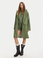 Kurtki damskie - Hunter Parka Janna HARW0021242 Khaki Regular Fit - miniaturka - grafika 1