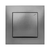 Wyłączniki światła i elektryczne - ELEKTRO - PLAST Włącznik schodowy CARLA grafitowy ELEKTRO - PLAST - miniaturka - grafika 1