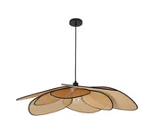 Lampy sufitowe - Żyrandol na lince TOBAGO 1xE27/20W/230V śr. 100 cm beżowy - miniaturka - grafika 1