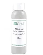 Przybory szkolne - Metaliczna farba akrylowa 60 ml silver DPFM-002) - miniaturka - grafika 1
