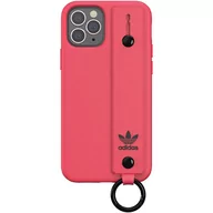 Etui i futerały do telefonów - Adidas OR Hand Strap Case iPhone 12/12 Pro 6,1" różowy/pink 42397 - miniaturka - grafika 1