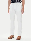 Spodnie męskie - Tommy Hilfiger Chinosy Denton Essential MW0MW40262 Biały Straight Fit - miniaturka - grafika 1