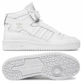 Sneakersy damskie - Buty sneakersy wysokie Originals Forum MID FZ2086 Skórzane Sportowe - miniaturka - grafika 1