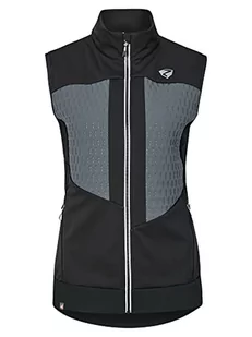 Ziener Damska kurtka softshell Niya Skitour | oddychająca, wiatroszczelna, Primaloft, black.ombre, 42 - Kurtki damskie - miniaturka - grafika 1