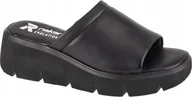 Klapki i japonki damskie - Rieker Rieker Flip-Flops W1551-00 Czarne 39 - miniaturka - grafika 1