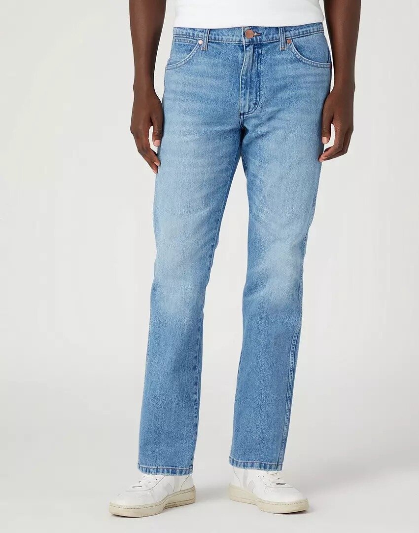Wrangler Greensboro Męskie Spodnie Jeansowe Jeansy Blue Bill W15Qeh40O-W36 L30