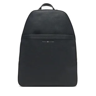 Plecak Tommy Hilfiger Th Business Leather Backpack AM0AM13213 Czarny - Torby na laptopy - miniaturka - grafika 1