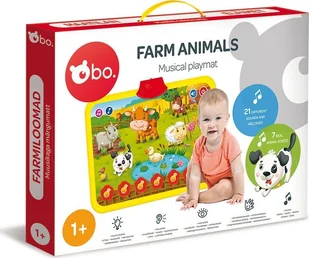 Schleich bo. Playmat with sounds"Farm Animals" - Maty edukacyjne - miniaturka - grafika 1