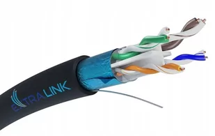 ExtraLink kat6 FTP F/UTP zewnętrzny kabel żelowany 305m EX.17108 - Kable miedziane - miniaturka - grafika 2