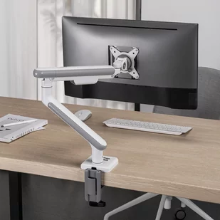 Uchwyt biurkowy do monitora LCD Ergo Office, sprężyna gazowa, VESA 75x75 oraz 100x100, 17-32" 9kg, ER-751 - Sprężyny gazowe - miniaturka - grafika 2