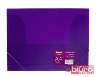TECZKA Z GUMKĄ NA ROGACH A4 PP GRAND ZP041 FIOLETOWA - Teczki i skoroszyty - miniaturka - grafika 1