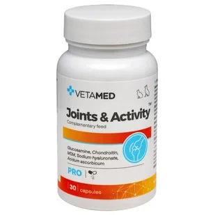 VETAMED Joints & Activity 30 kapsułek na Stawy - Suplementy i witaminy dla psów - miniaturka - grafika 1