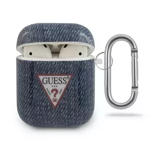 Guess GUACA2TPUJULDB AirPods cover granatowy/dark blue Jeans Collection - Akcesoria do słuchawek - miniaturka - grafika 1