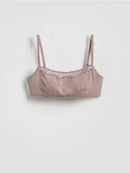 Biustonosze - Reserved - Biustonosz typu top - brązowy - miniaturka - grafika 1