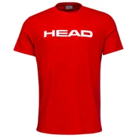 Koszulki sportowe męskie - Koszulka męska Head  Club Basic T-Shirt Men Red XL - miniaturka - grafika 1