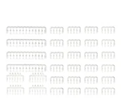 Maskownice do kabli - Silver Monkey X Tengu Combs White - miniaturka - grafika 1