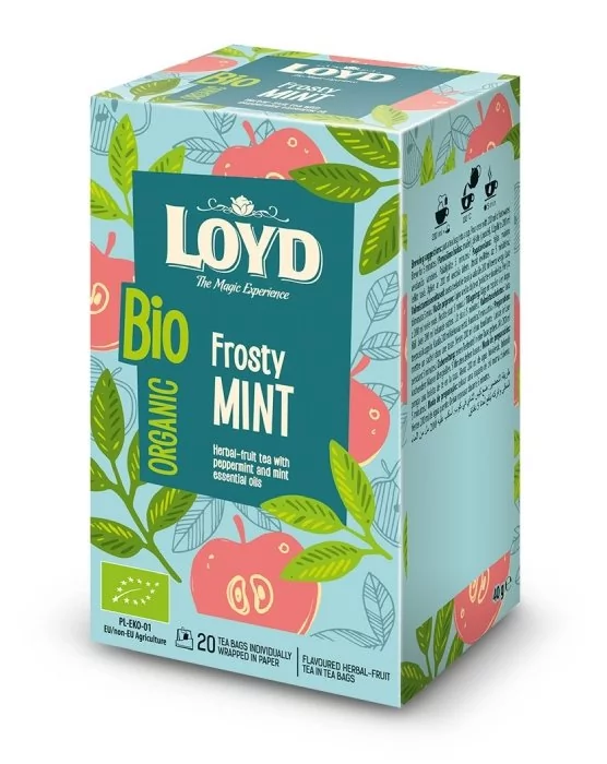 Herbata Loyd BIO Organic Frosty Mint 20x2g