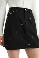 Spódnice - Spódnica damska Tommy Jeans Mom Skirt  jeansowa -W24 - miniaturka - grafika 1