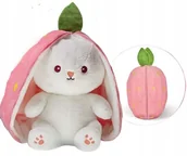 Maskotki i pluszaki - Pluszowy królik TRUSKAWKA przytulanka maskotka - miniaturka - grafika 1