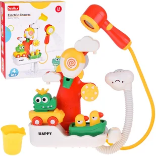 Zabawka Kąpielowa 4w1 Krokodyl Kaczki z Prysznicem - Zabawki do kąpieli - miniaturka - grafika 1