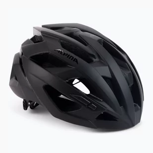 Alpina Unisex - Dorośli, VALPAROLA Kask rowerowy, black matt, 55-59 cm - Kaski rowerowe - miniaturka - grafika 1