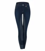 Bryczesy - Waldhausen Bryczesy młodzieżowe CARA ELT - jeans night blue - miniaturka - grafika 1