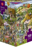 Puzzle - Heye Puzzle 1500 Wiejski targ - - miniaturka - grafika 1