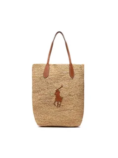 Torby ekologiczne - Polo Ralph Lauren Torebka Ns Tote 428863149003 Beżowy - grafika 1