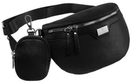 Nerki - Peterson Nerka Damska Saszetka Torebka Na Ramię Crossbody Listonoszka Czarna - miniaturka - grafika 1