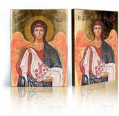 Ikony i obrazy sakralne - Ikona religijna Archanioł Barachiel - miniaturka - grafika 1