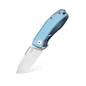 Noże - Nóż składany LionSTEEL NANO Blue Titanium - miniaturka - grafika 1