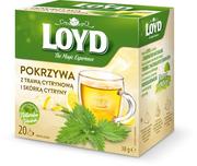 Herbata - Loyd Herbata Pokrzywa z trawą cytrynową o smaku cytryny 80 torebek piramidki 3102696 - miniaturka - grafika 1