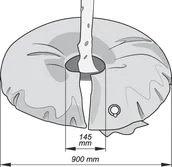 Inne akcesoria do nawadniania - WOREK NAWADNIAJĄCY, KROPLUJĄCY 55L - miniaturka - grafika 1
