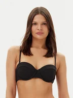 Stroje kąpielowe - Tommy Hilfiger Góra od bikini UW0UW05814 Czarny - miniaturka - grafika 1