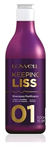 LOWELL Oczyszczający szampon Keeping LISS 500ML, Pojedynczy, Standardowy