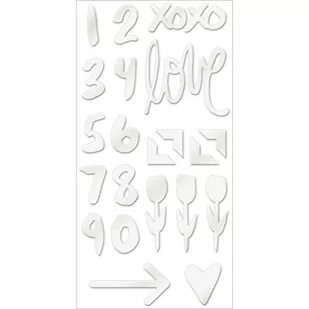 WE R Memory Keepers Love Notes foremki akrylowe, 22 szt - Notesy i bloczki - miniaturka - grafika 1