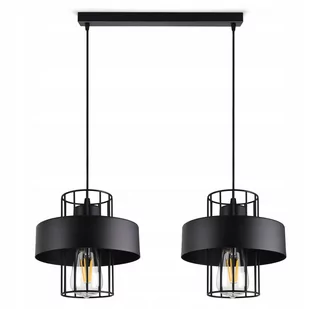 Sollux Lighting Żyrandol SUPEŁ 5 czarny - Lampy sufitowe - miniaturka - grafika 2