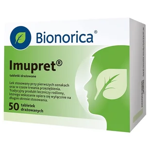 Imupret x50 tabletek - Przeziębienie i grypa - miniaturka - grafika 1