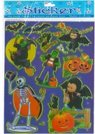 Pasmanteria - Naklejki Dla Dzieci Halloween Straszne Naklejki - miniaturka - grafika 1
