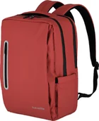 Plecaki - Plecak sportowy Travelite Basics Boxy Czerwony - miniaturka - grafika 1