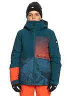 Kurtki narciarskie - Quiksilver Zamek błyskawiczny dla chłopców niebieski XL/16 - miniaturka - grafika 1