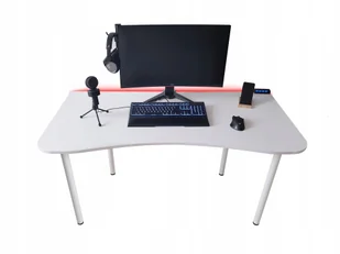 Biurko Komputerowe Szkolne Led+hub - Biurka dla dzieci - miniaturka - grafika 1