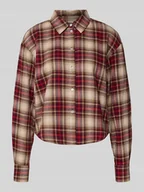 Koszule damskie - Bluzka koszulowa o kroju regular fit z czystej bawełny model ‘JILDA’ - miniaturka - grafika 1