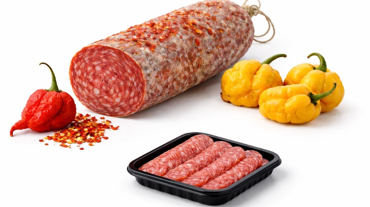 Salami super ostre Mangiafuoco 100g - Schronisko Bukowina
