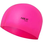 Pływanie - Czepek NILS AQUA PK01 Różowy - miniaturka - grafika 1