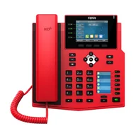 Telefonia VoIP - Fanvil X5U-R telefon VoIP Czarny, Czerwony 16 linii Wi-Fi - miniaturka - grafika 1